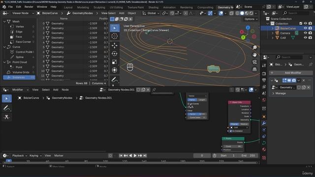9 -Creating A Traffic Simulator in Geometry Nodes смотреть онлайн