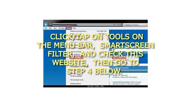 How to Manually Check a Website with SmartScreen Filter in Internet Explorer смотреть онлайн