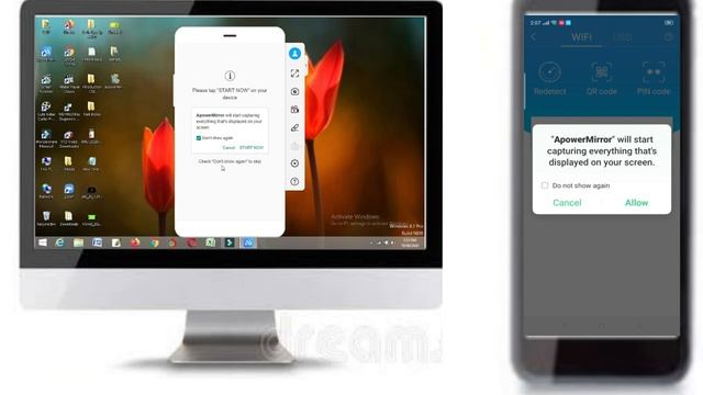 Share Your PC and Mobile Screens Mutually || Tech Tips By Aabu Video 35 || смотреть онлайн