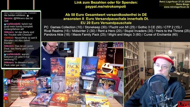 Retro Lagerfeuer Festpreisrunde BIG BOXEN ab 20:15 27.03.2024 смотреть онлайн