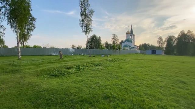 Высокий берег р. Серебрянка рядом с конюшней в 10 мин. пешком от дома смотреть онлайн