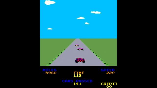 Driving Force [Arcade] (1985) Elsys Software {Galaxian Conversion Bootleg}