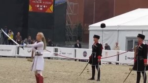 Ойся, ты ойся. Фланкировка казачьей шашкой.