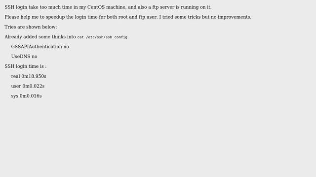 Unix & Linux: SSH login too slow in Centos 6.6 смотреть онлайн
