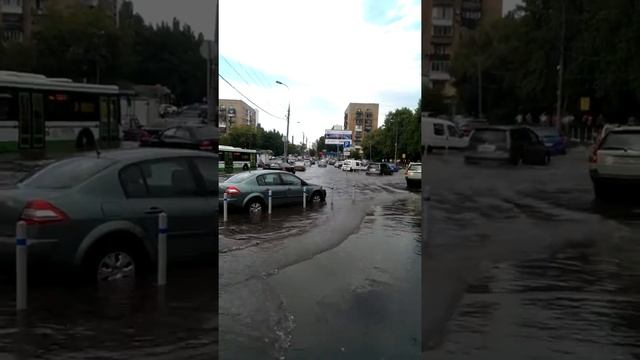 Потоп в Москве на 9-ой Парковой