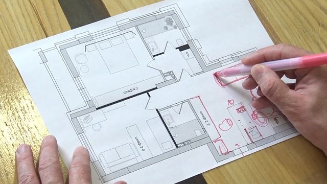 Как разместить семью из 5 человек в двухкомнатной квартире┃ЖК RedRock