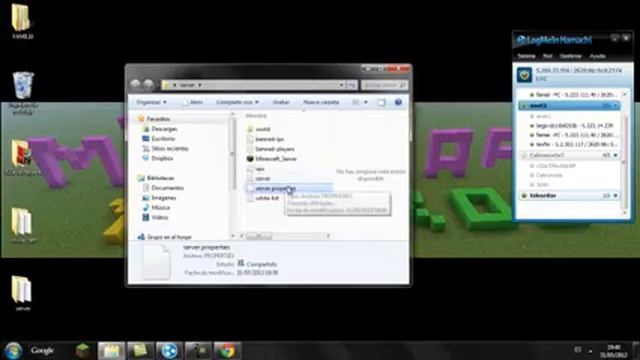 TUTORIAL! Como hacer servidor en MINECRAFT (HAMACHI) смотреть онлайн