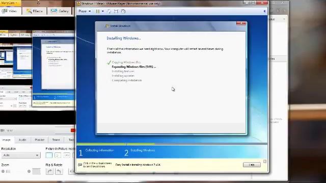 Windows 7 by VMware Player смотреть онлайн