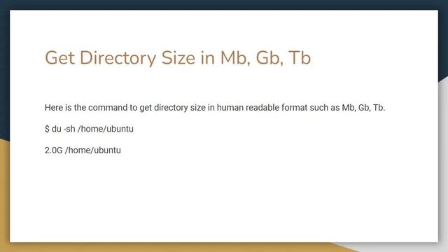 How to Get Size of Directory in Linux смотреть онлайн