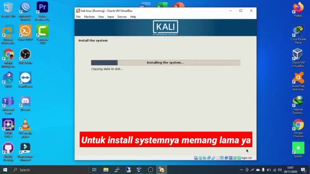 Installasi Kali Linux di VirtualBox - Muhyi albahrian смотреть онлайн