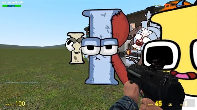 All Version Of Letter I - Alphabet Lore Family in Garry's Mod смотреть онлайн