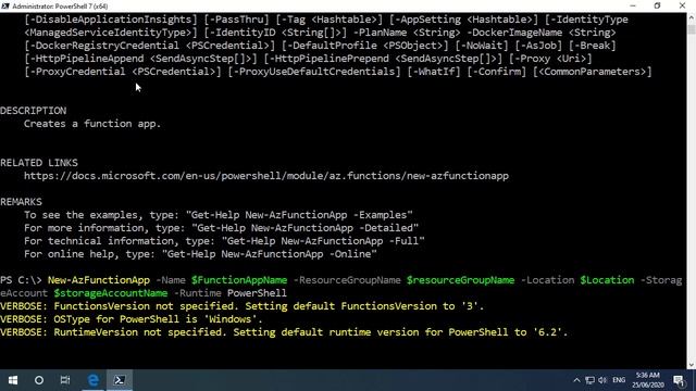 Microsoft PowerShell Module for Azure Functions смотреть онлайн