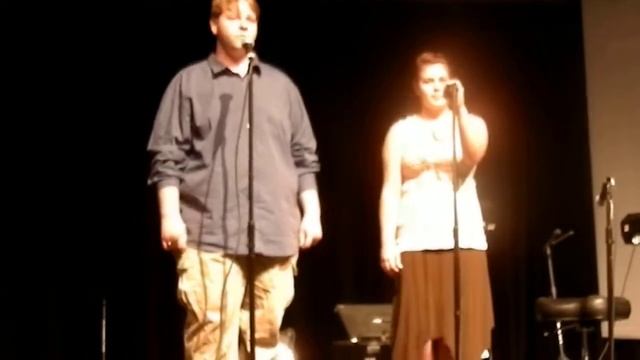Levi Garrity and Casey Cochran sing We Are Young for the Charisma Cafe 2012 смотреть онлайн