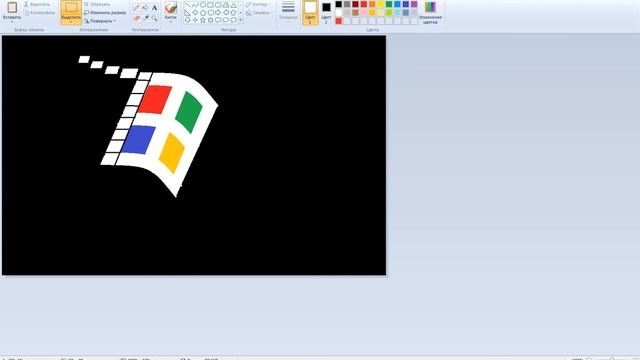 Логотип Microsoft Whistler из Paint смотреть онлайн