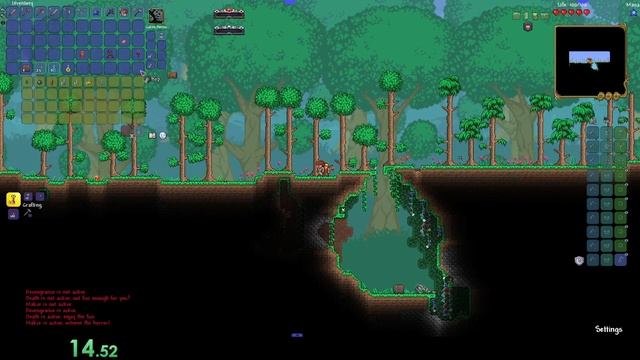Terraria 1.4 calamity, for the worthy, revengeance, death, malice, hardcore mode death speedrun смотреть онлайн
