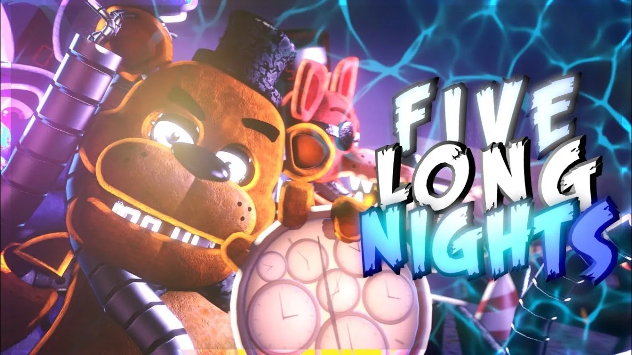 (Автор JulianDoesSFM/YouTube)[FNAF-SFM-COLLAB] Five Long Nights by JT music смотреть онлайн
