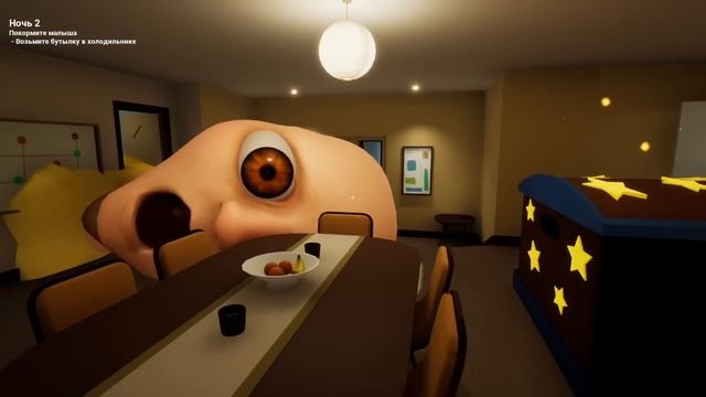 ЛЫСЫЙ МОНСТР В ДУХОВКЕ ?! ИГРА The Baby In Yellow смотреть онлайн