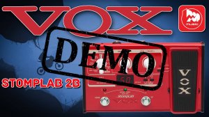 Басовый процессор VOX STOMPLAB 2B  - демонстрация звучания