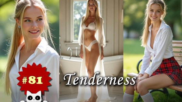 #81 ❤ Tenderness and Affection | AI ART Lookbook | Cute 19-Year-Old Girl