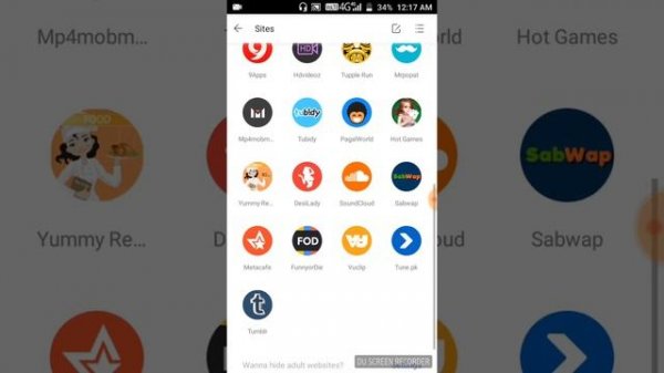 New video upload HD  UC Browser