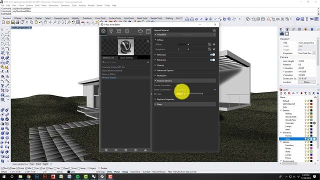 Vray for Rhino Tutorial _ creating and mapping materials смотреть онлайн