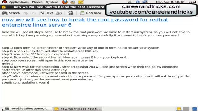 how to break root password in linux using grub window смотреть онлайн