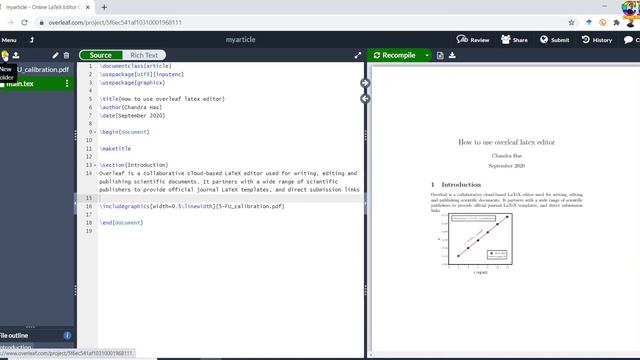 A Brief Introduction to Overleaf, Online LaTeX Editor (Latex Basic Tutorial-35) смотреть онлайн