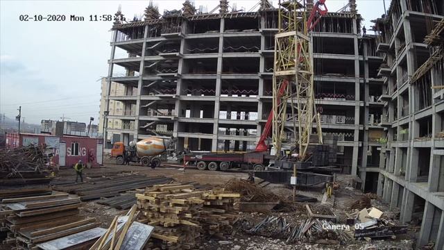 Ход строительства с 9 по 18 февраля в ЖД Асанбай Сити смотреть онлайн