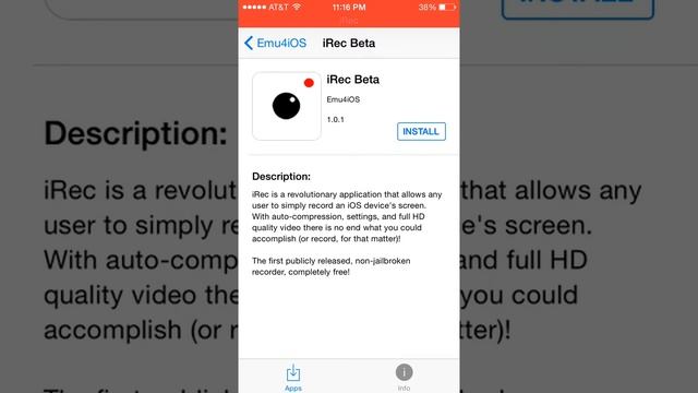 HOW TO GET A SCREEN RECORDER ON IOS 7-8 NO JAILBREAK смотреть онлайн