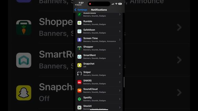 How to enable/disable Snapchat notifications on Apple IPhone or Android Device😎 смотреть онлайн
