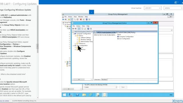 Exercise 11 1 Configuring Windows 10 Updates WSUS смотреть онлайн