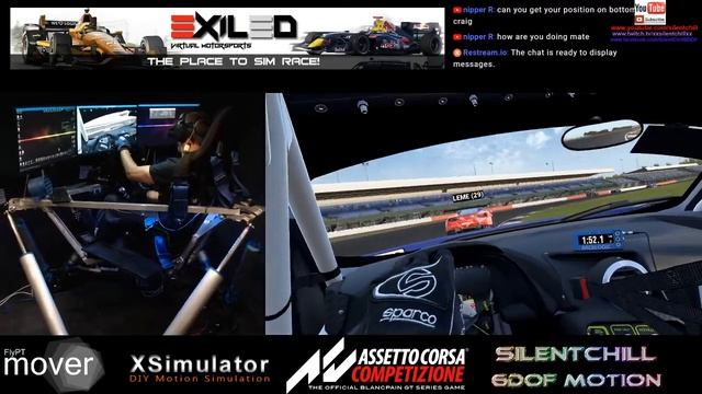 Exiled ACC Season 2 - Round 3 - Silverstone - 6DOF Motion - VR Hp Reverb смотреть онлайн