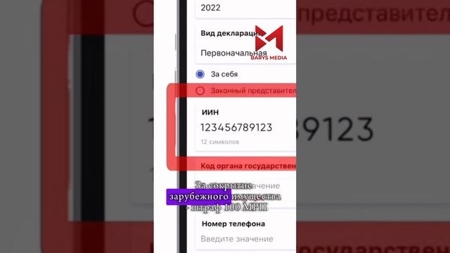 ❗️Не хотите сдавать декларацию? Чем это грозит в Казахстане? #декларация #казахстан #barysmedia смотреть онлайн