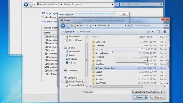 2014 Manual Windows Firewall configuration смотреть онлайн