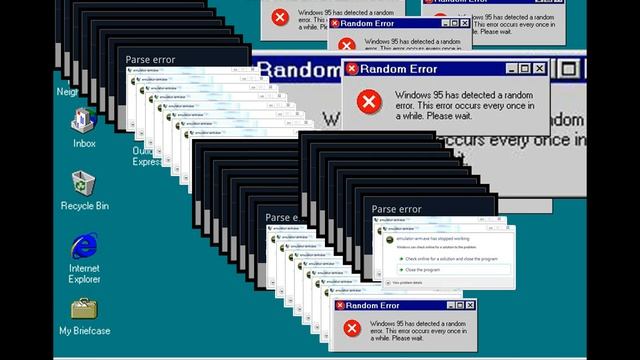 Windows 95 EPIC CRAZY ERROR! смотреть онлайн