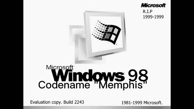 Fake Windows 98 build 2243 end-of-support смотреть онлайн