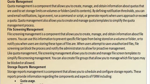 Understanding FSRM & Disk Quota by Enayat Meer смотреть онлайн