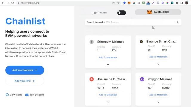 How To Add Blockchains To MetaMask Wallet