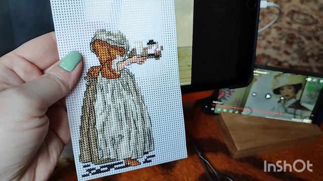 13. Вышивка крестиком и бисером. Заканчиваю фенеков. Вышиваю малышей на пластике. смотреть онлайн