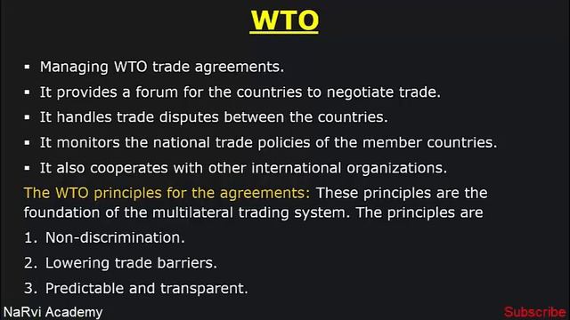 WTO (World Trade Organization) | International Organizations смотреть онлайн