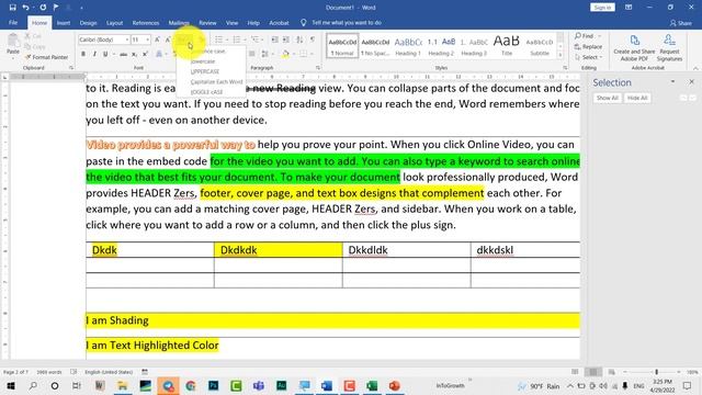 [ LSM, R-301 | 29-04-2022 ] Ch05a: Word Basic (Part B) Includes Font & Paragraph Formatting | TSIPW