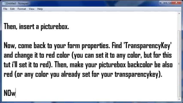 Visual Basic 2008/2010 - Transparent Image [PictureBox] [VB Tutorial] [#17] смотреть онлайн