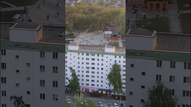 Вид с 26 этажа в ЖК 7 звезд #город #квартира #вид #дёма #уфа