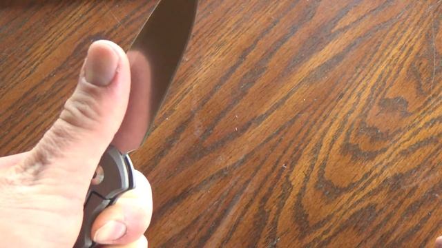 CRK Large Inkosi with Natural Micarta Inlays. смотреть онлайн