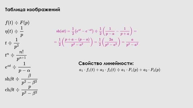 Найти изображения оригиналов, используя таблицу. Вычисление интеграла Лапласа. Найти изображение смотреть онлайн