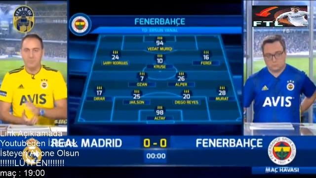 Real Madrid - Fenerbahçe | CANLI MAÇ İZLE смотреть онлайн