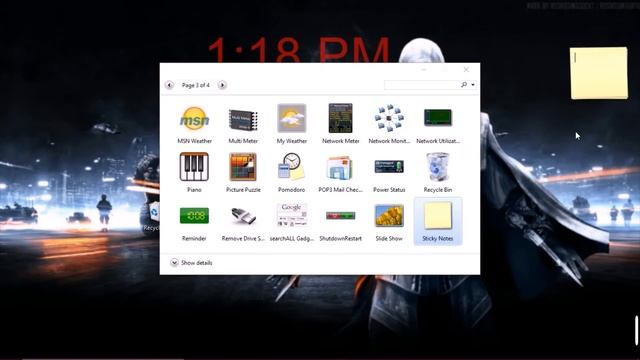 How To Add Widgets Or Gadgets In Windows 7,8.1,10 смотреть онлайн