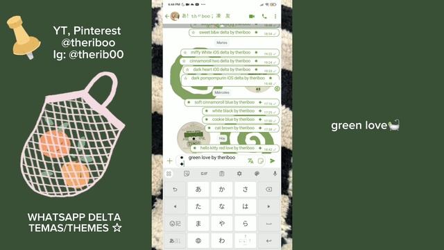 WhatsApp Delta Themes | Temas 2023 | @theriboo 📮💭 смотреть онлайн
