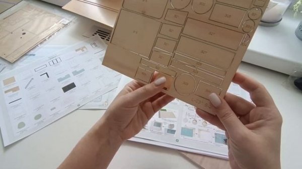 Собираю румбокс "Loft apartment" ЧАСТЬ 1#румбокс#лофт#апартаменты#клею#творчество