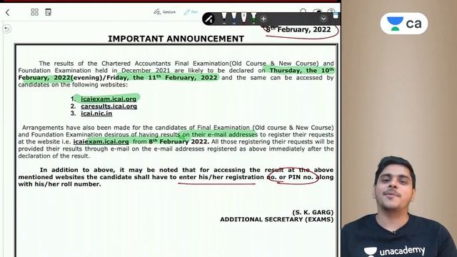 CA EXAM RESULT NOTIFICATION OUT | IMPORTANT ANNOUNCEMENT | Abhishek Bansal смотреть онлайн